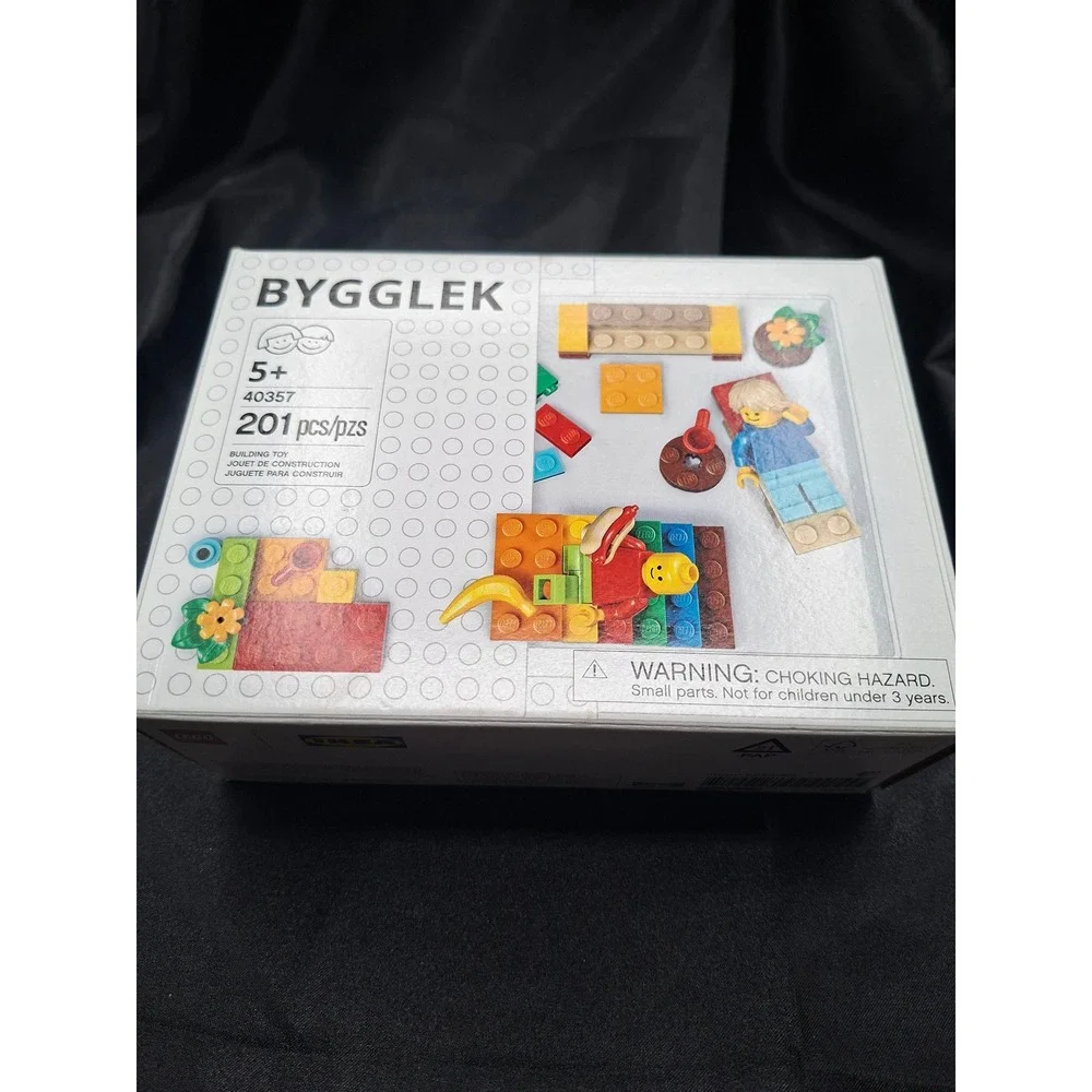 LEGO IKEA BYGGLEK 201 Piece Building Toy Set 40357 New Sealed Minifigures Bricks